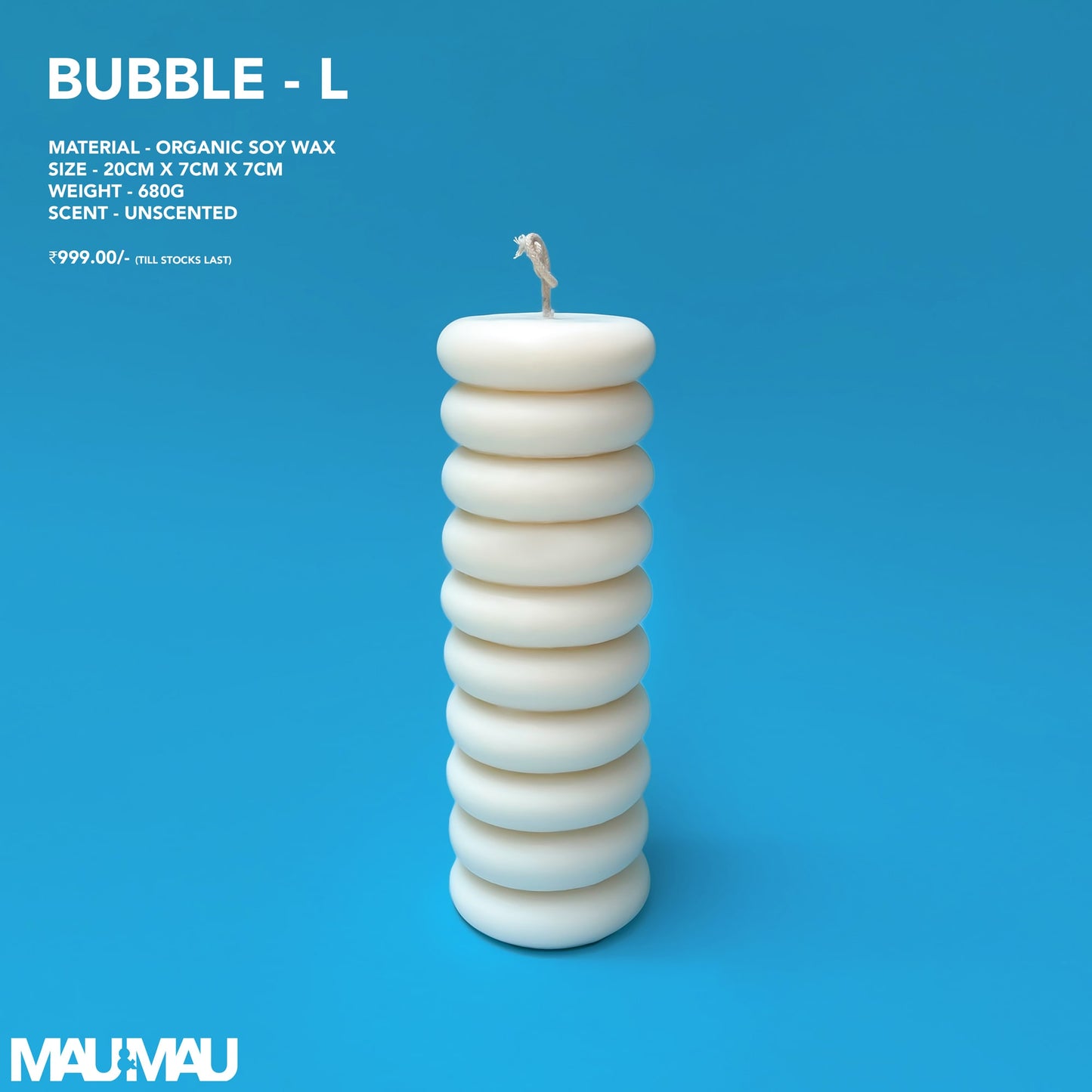 Bubble XL Candle